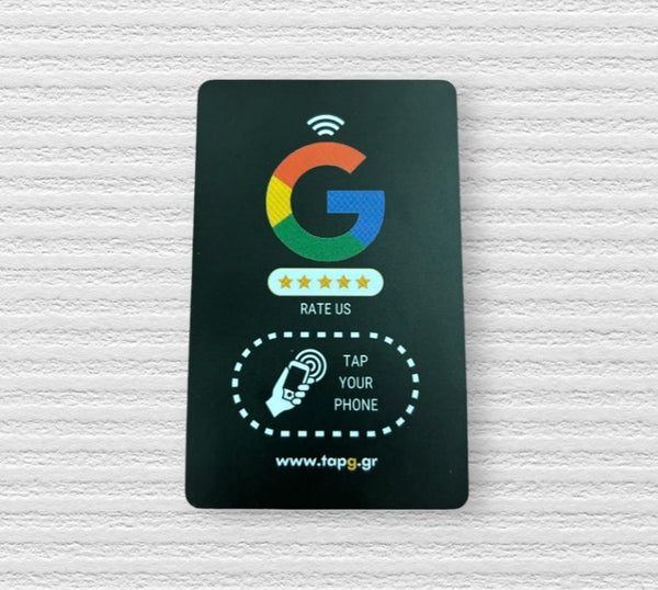 TapG Premium Google Review Card